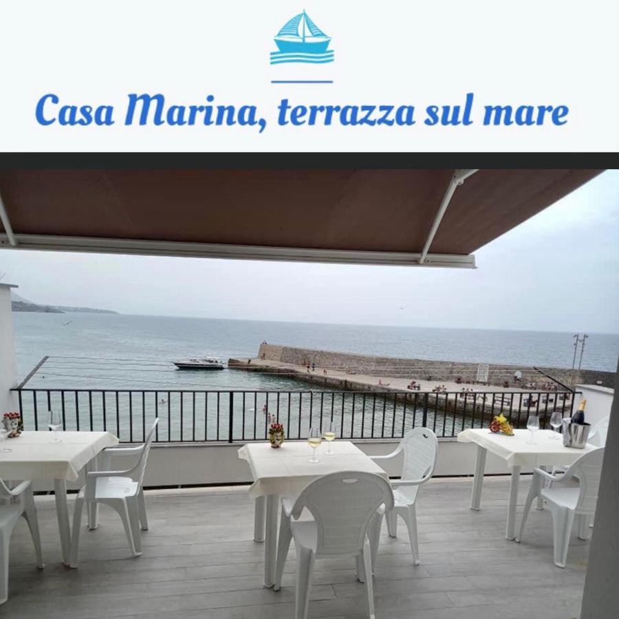 Casa Marina, La Terrazza Sul Mare Panzió Cefalù Kültér fotó